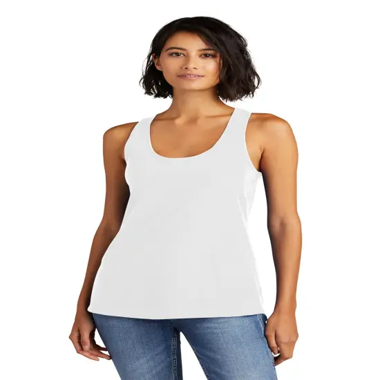 District&reg; Women&rsquo;s Racerback Tank Recycled Blend Scoop Neck Tee Grey frost {2}