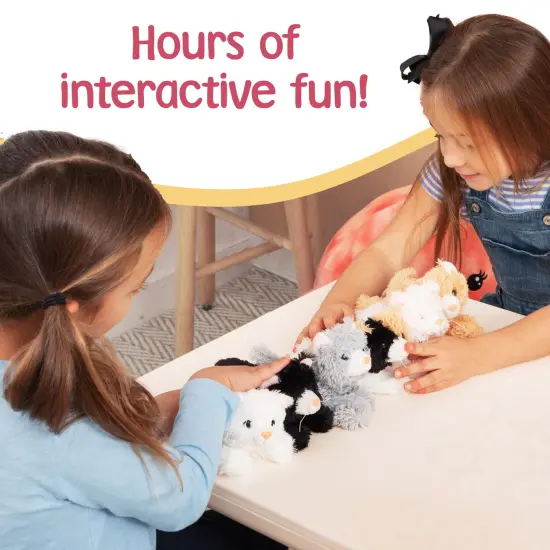 6 Pieces Stuffed Animal Cat - Plush Kitty Stuffed Animal for Party Favors and Kids, Birthday Gifts for Girls Boys Kids, Toddlers Party Decoration, Huggable Toy, Soft Plush Toy, Cat Toy {4}