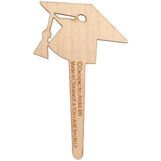 Grad Cap DecoPics&reg; Cupcake Decoration, 12ct {2}