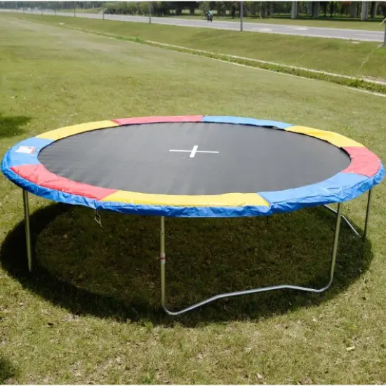 Colorful Safety Round Spring Pad Replacement Cover for 14' Trampoline {1}
