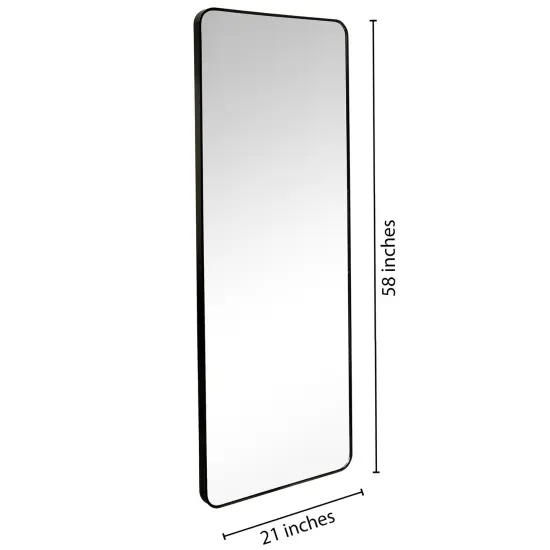 Americanflat Framed Round Mirror - Circle Mirror for Bathroom, Bedroom, Entryway, Living Room - Large Black Circle Mirror for Wall D&eacute;cor {4}