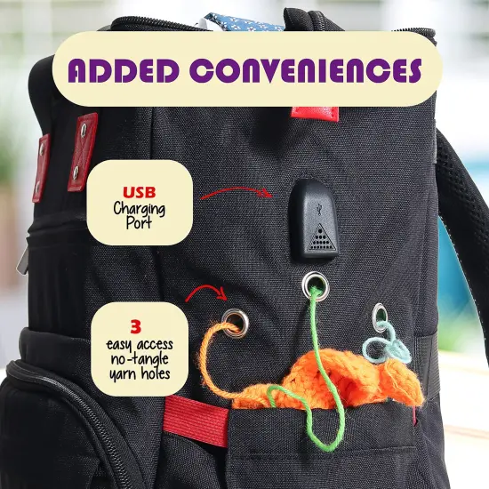 Hearth & Harbor Crochet Backpack Organizer {4}