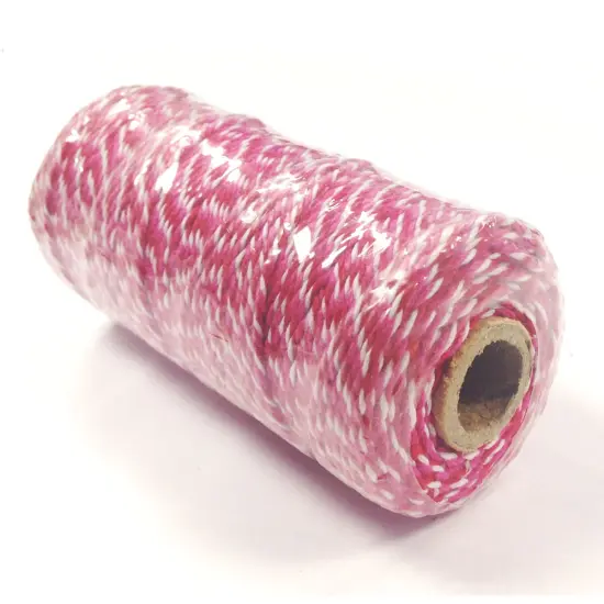 Wrapables Cotton Baker's Twine 12ply 110 Yard, Red and Hot Pink {2}