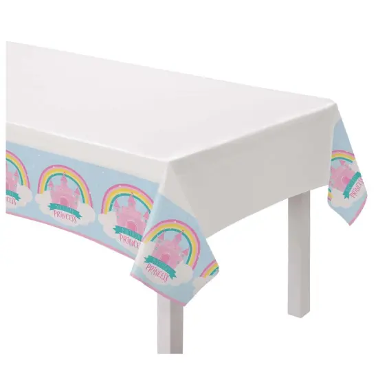 Princess Castle Birthday Plastic Table Cover, 1ct {1}