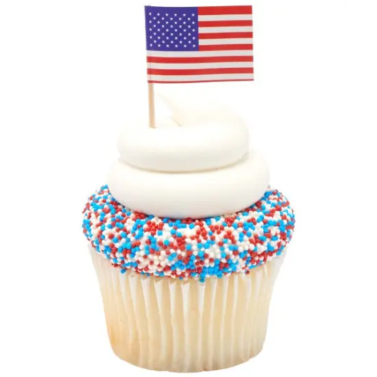 American Flag DecoPics Cupcake Decoration, 12ct {2}