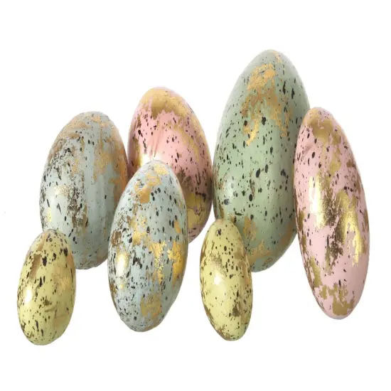 Decorative Metallic Easter Eggs {1}