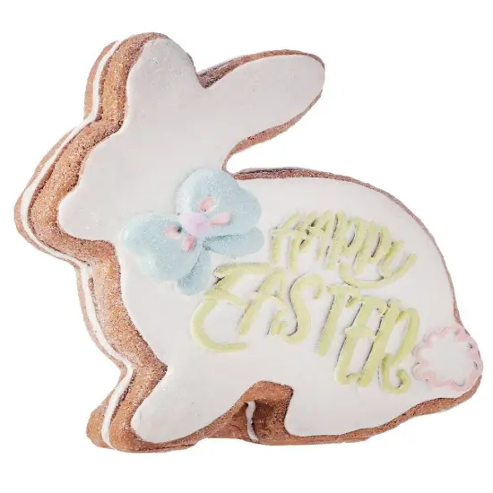 HAPPY EASTER BUNNY COOKIE 4.5" {1}
