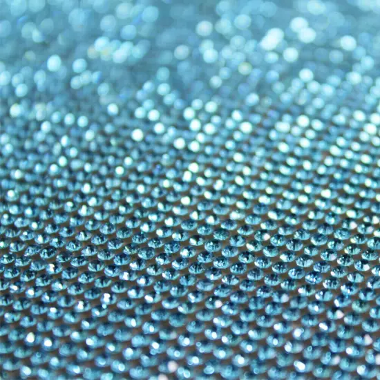 Kitcheniva Round Rhinestone Stickers Sheet Self Adhesive DIY Blue {1}