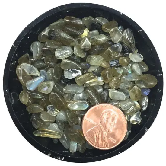 Labradorite Tiny Crystal Chips &ndash; Size S1 {2}