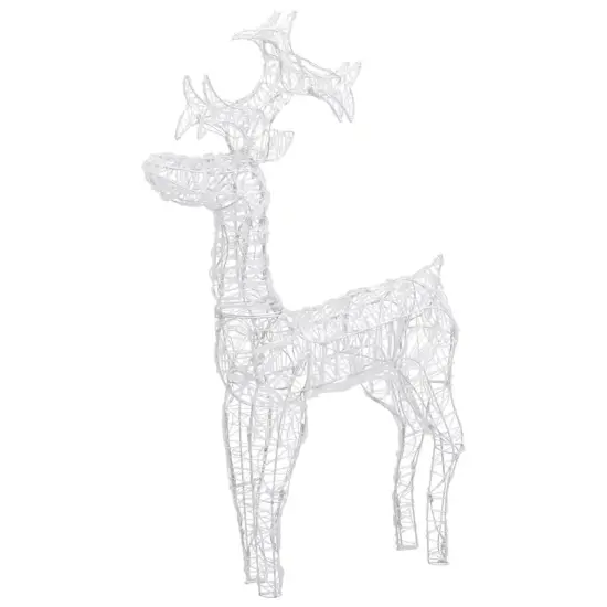 Acrylic Reindeer Christmas Decoration with 90 LEDs {1}