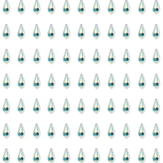 Preciosa 144-Piece Teardrop Glass Pendant, 6.5x13mm Crystal {3}