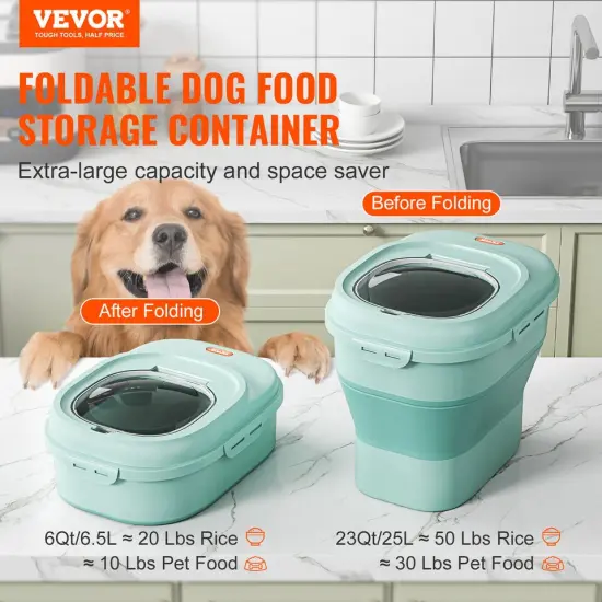 Collapsible Dog Food Storage Container {2}