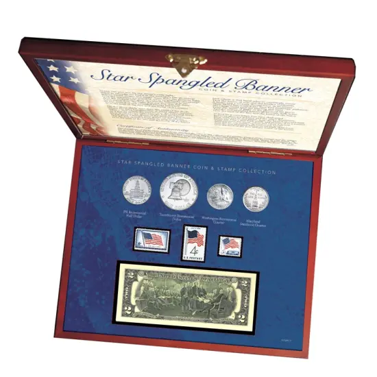 Star Spangled Coin and Stamp Box Set {1}