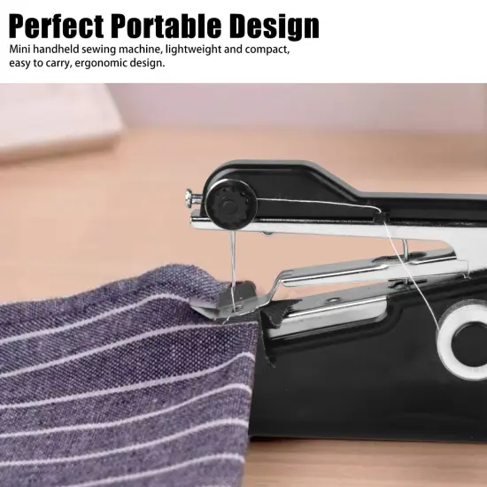 Portable Cordless Mini Sewing Machine for DIY Travel and Home Use {3}