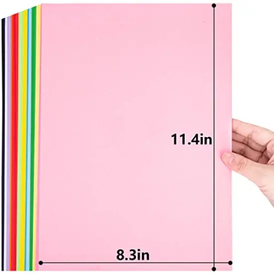 235 Sheets Construction Paper, Heavy Duty Craft Paper A4 Colored Art Cardstock 150 GSM 12 Colors for DIY Crafts Card Making Scrapbook Classroom Supplies {6}