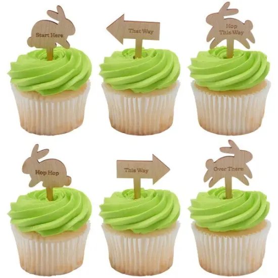 Easter Egg Hunt DecoPics&reg; Cupcake Decoration, 12ct {4}