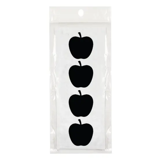 Wrapables Set of 32 Chalkboard Labels / Chalkboard Stickers, 1.6" x 1.5" Apple {1}