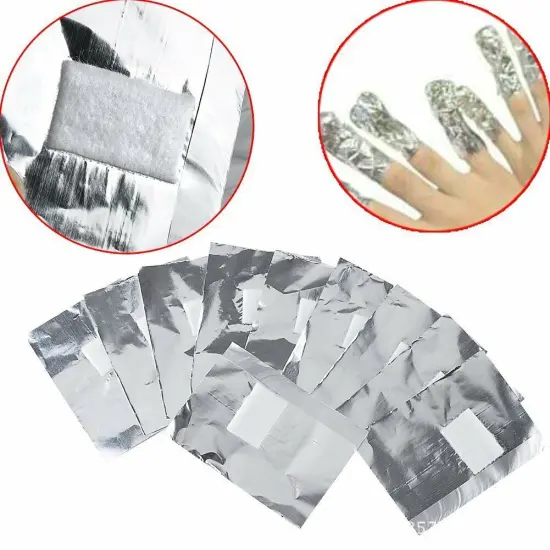 Kitcheniva Aluminium Foil Nail Art Soak Off Gel Polish Remover {1}