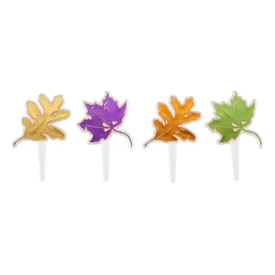 Autumn Leaves Foil DecoPics&reg; Cupcake Decoration, 12ct {2}
