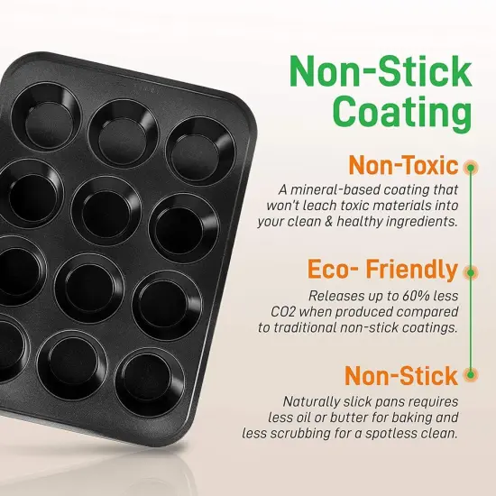 NutriChef 6 Piece Non Stick Baking Pans Set {2}