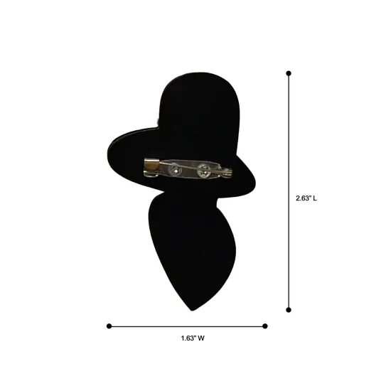 Wrapables Acrylic Fashion Brooch Pin for Sweaters, Coats, Scarves, and Bags, Chic Lady {2}