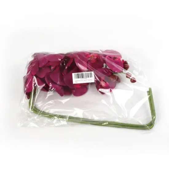 Set of 4: Vibrant Purple Phalaenopsis Orchid Stem with 9 Lifelike Silk Blooms | 33.5-Inch | Faux Orchids | Party & Event | Home & Office Decor {5}