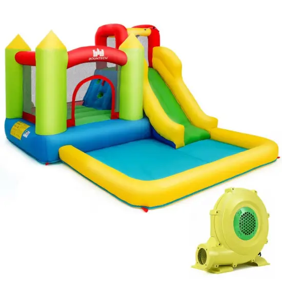 Outdoor Inflatable Bounce House with 480 W Blower {1}