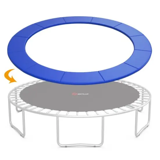 12 Feet Waterproof and Tear-Resistant Universal Trampoline Safety Pad Spring Cover Multicolored {4}