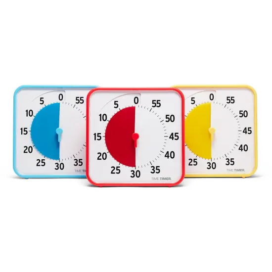 Original 8" Timer - Learning Center Classroom Set, Primary Colors, Set of 3 {2}