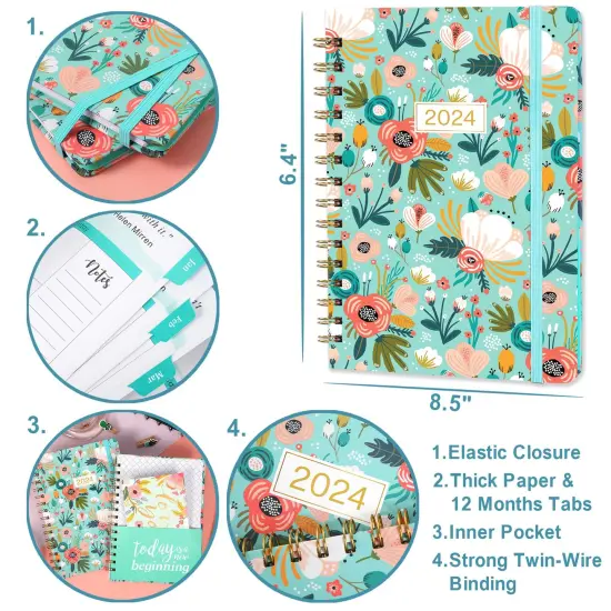 2025-2026 Planner - 2025-2026 Academic Planner form July 2025 to June 2026, Calendar Planners with Inner Pocket, Premium Paper, 6.4&lsquo;&rsquo; x 8.3''' {1}