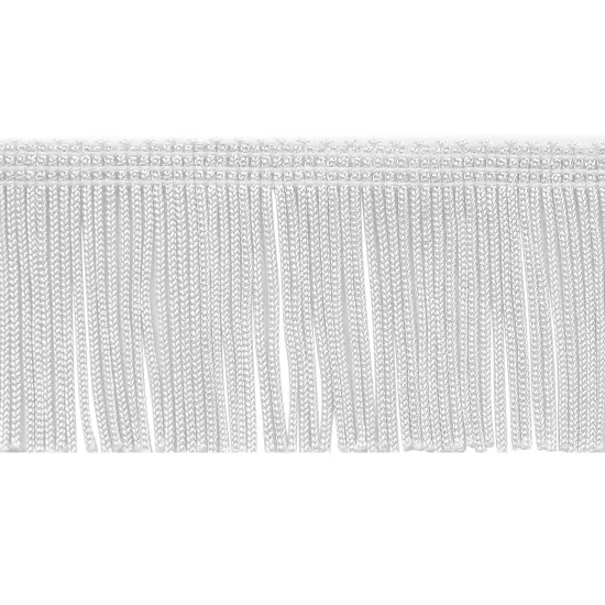 20 Yards of 2" Chainette Fringe Trim | 20 yard cut White {1}