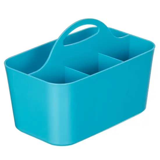 mDesign Plastic Shower Caddy Storage Organizer Basket with Handle {4}