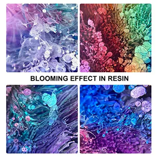 Alcohol Ink for Epoxy Resin LET'S RESIN Concentrated Alcohol Ink Set, 26 Vibrant Colors Alcohol-Based Resin Ink,Alcohol Paint Resin Dye for Resin Art, Tumblers, Resin Epoxy(Each 0.35oz) {5}