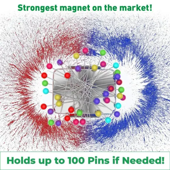 Magnetic Pin Cushion for Sewing – Wrist Pin Holder – Sewing Notions Sewing Quilting Supplies – Magnetic Pin Holder for Sewers & Hairstylist – Magnetic Pin Holder for Sewing Quilting Gift {4}