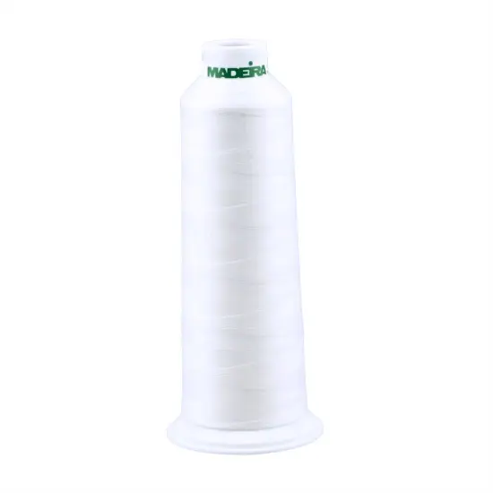 Aerolock Polyester Serger Thread --- 2,000 Yds --- White Color -- Ref. # 8010 by Madeira&reg; {1}