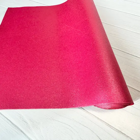 Hot Pink Sparkle Suede Vinyl {1}