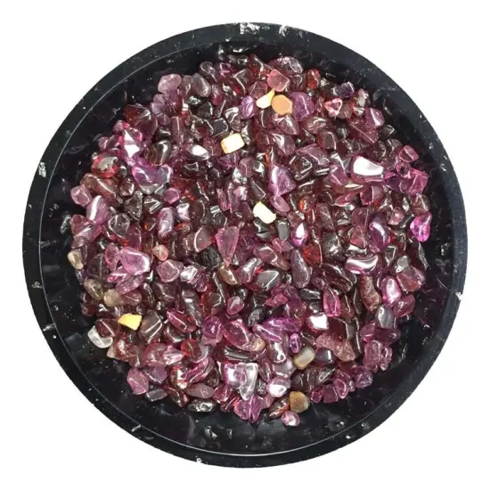 Rhodolite Garnet Tiny Crystal Chips &ndash; Size 0 {1}