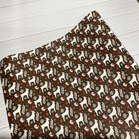 Dashing Through The Snow Smooth Printed Vinyl {1}