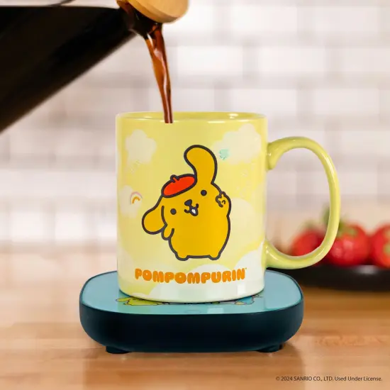 Uncanny Brands Hello Kitty and Friends Pompompurin Mug Warmer with Mug {1}