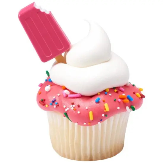 Cool Treat Assortment Ice Cream Popsicle themed Cupcake Cake Decorating pics 12 set {6}