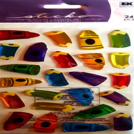 Sticko Color With Me Dimensional Epoxy Stickers {1}