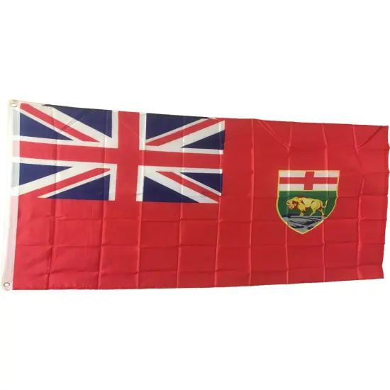 New 3x5 Canadian Province of Manitoba Flag Canada Flags {1}