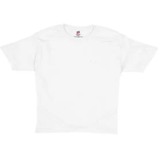 Hanes&reg; Unisex Ecosmart Short Sleeve Crew-Neck T-Shirt White {1}
