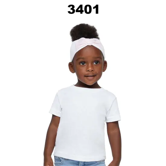 Rabbit Skins&reg; Infant Cotton Jersey Tee - 3401 White {4}