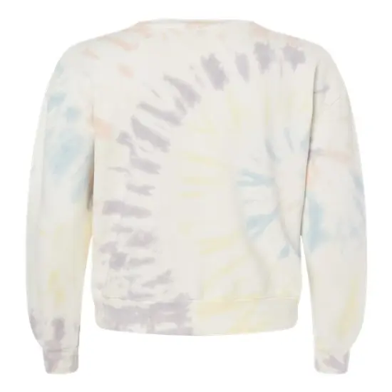 Women's Eco&reg; Washed Terry Throwback Pullover Sp Spi Tie Dye {2}