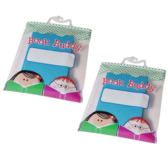 Book Buddy Bags, 10.5" x 12.5", 6 Per Pack, 2 Packs {1}