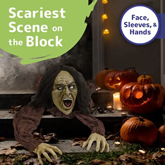 PREXTEX Halloween Outdoor & Indoor Decoration - Zombie Groundbreaker - The Best Scary Graveyard Decoration for Halloween, Life Size Zombie Halloween Decorations {2}