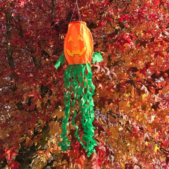 In the Breeze Jack O' Lantern 40 inch 3D Windsock {5}