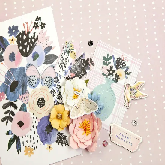 Spring Abstract Cut-Out & Sticker Sheets 5"X8" 8/Sheets {2}