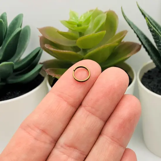 100 , 500 or 1,000 Pieces: 8 mm Bronze Split Double Jump Rings {2}